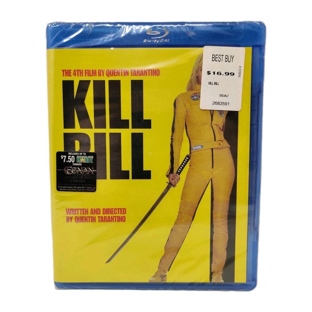 Kill Bill Vol. 1 (Blu-ray Disc, 2008) Quentin Tarantino Uma Thurman New Sealed